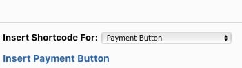 Fast Member Payment Buttons Shortcode Button