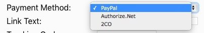 Fast Member Payment Links Shortcode Payment Method