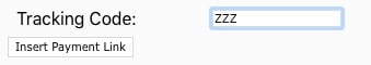 Fast Member Payment Links Shortcode Tracking Code