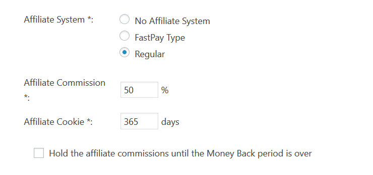 Affiliate System