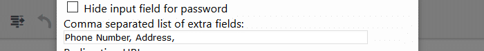 Extra Fields